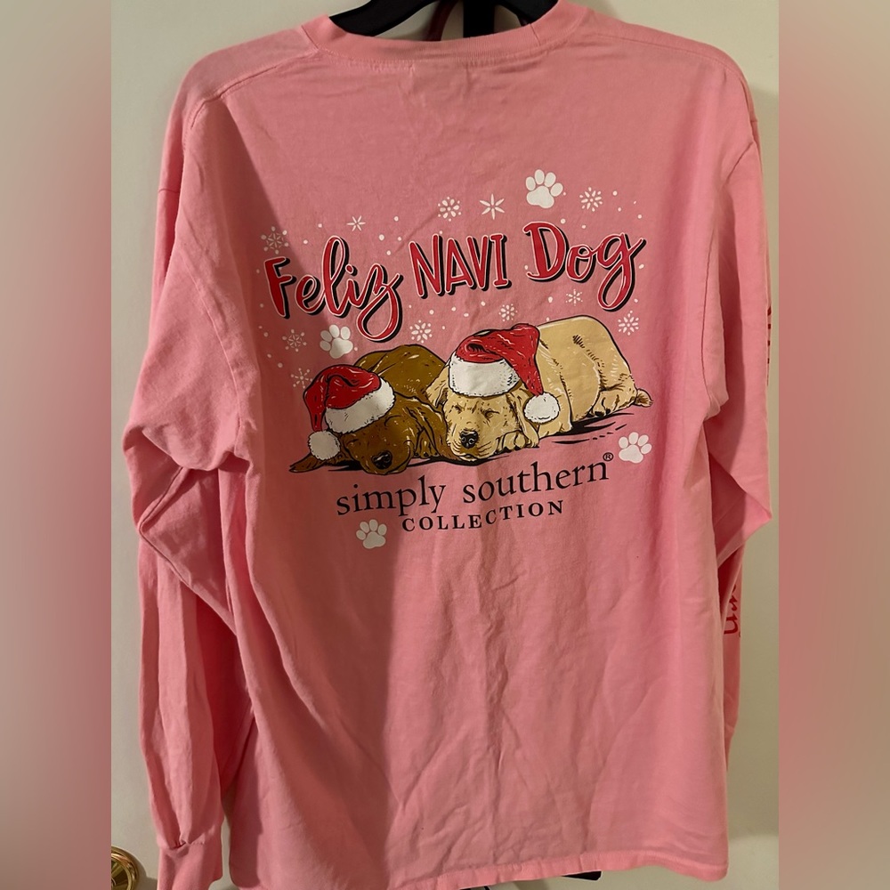 SIMPLY SOUTHERN FELIZ NAVI DOG SHIRT